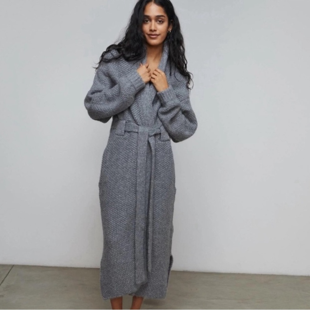 Chunky Belted Cardigan Robe- Worn Once!